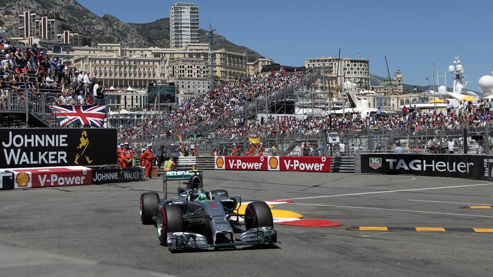 Nico Rosberg während des Qualifyings zum GP Monaco 2014.