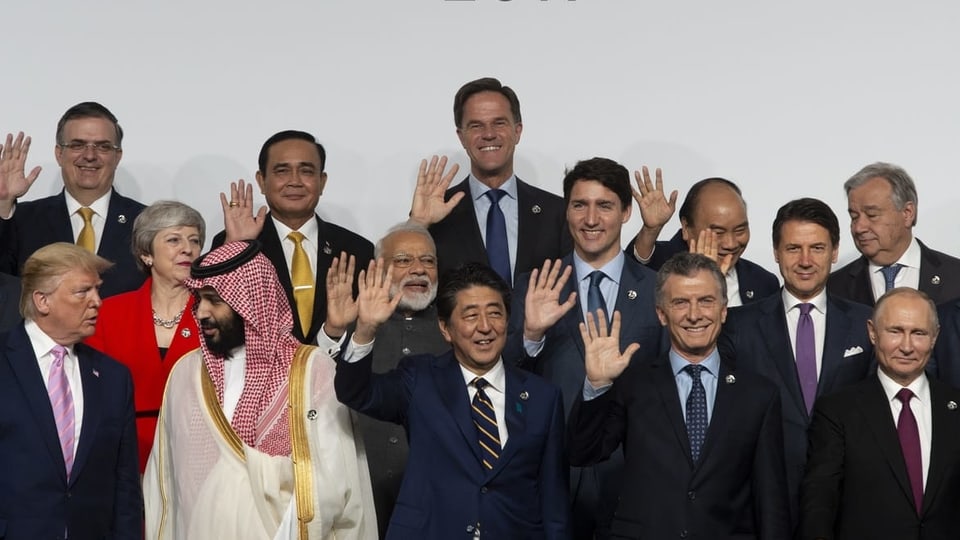 Beim G20-Gipfel in Osaka herrscht grosse Uneinigkeit