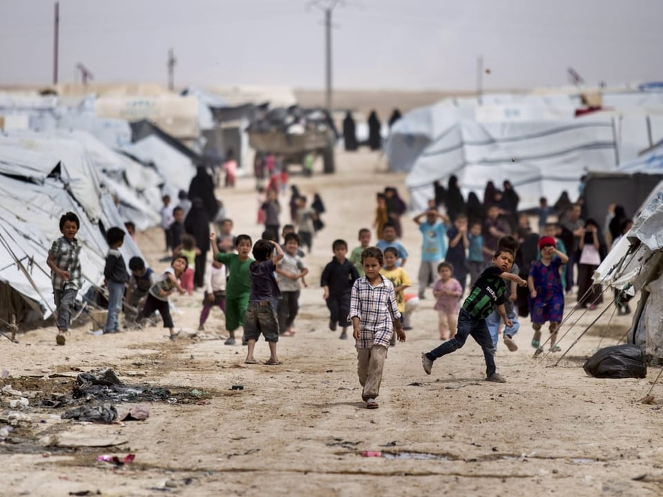 Das Al-Hol-Camp in Syrien, indem Familien von IS-Kämpfern leben (2019)