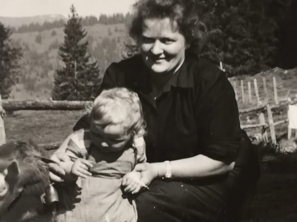 Sepp Trütsch mit Mutter
