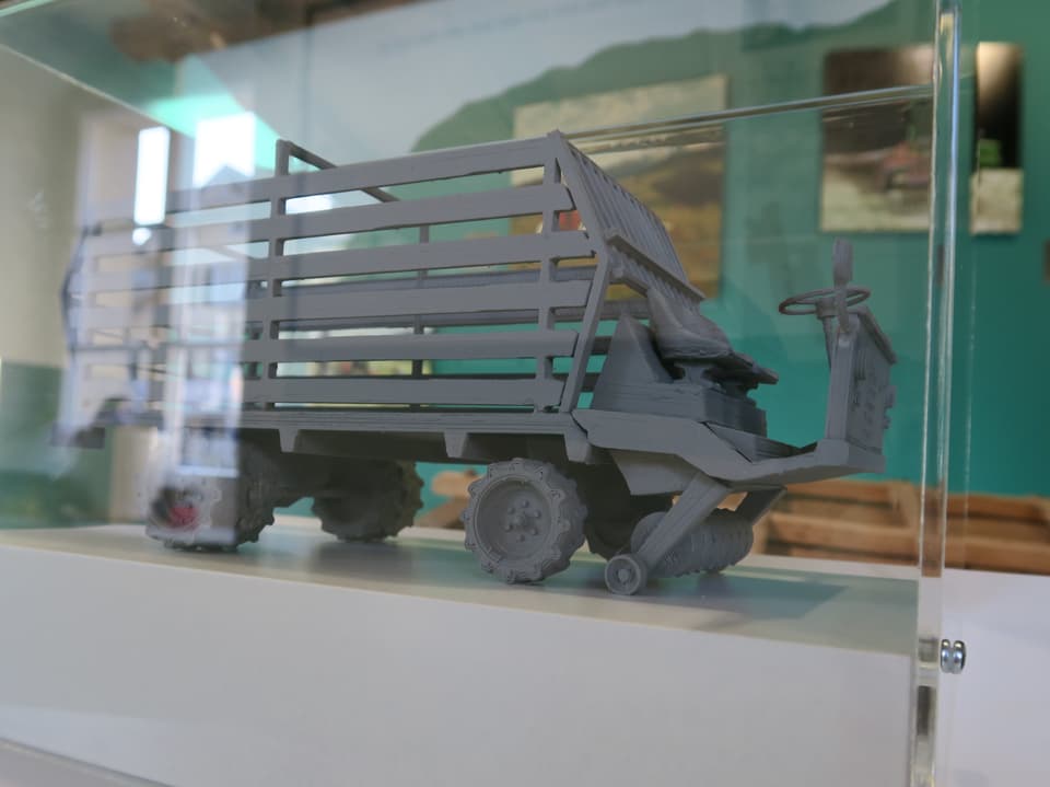 Ein Modell eines Schilter-Fahrzeugs