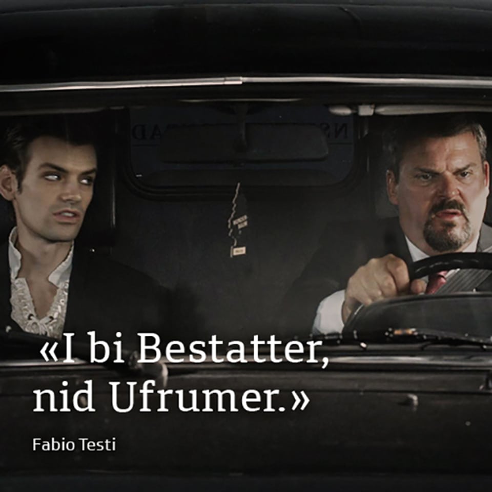 Reto Stalder als Fabio Testi, Mike Müller als Luc Conrad