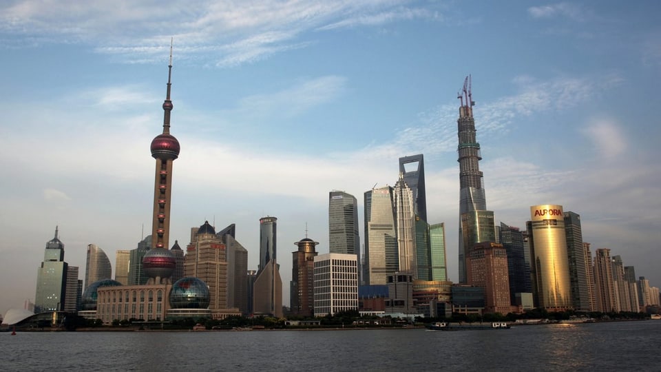 Blick auf das moderne Shanghai.