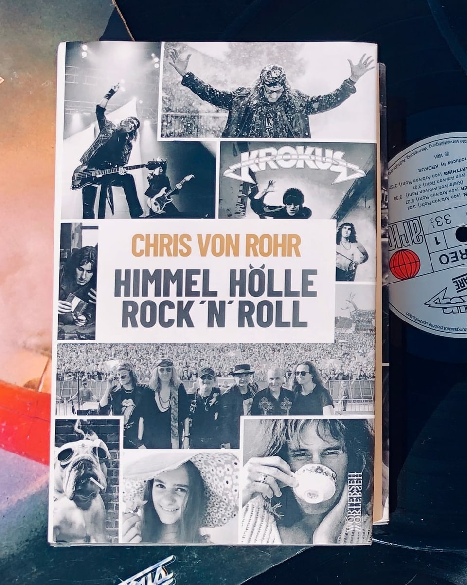 Die Autobiografie «Himmel Hölle Rock ‘n’ Roll» von Chris von Rohr auf Vinyl-Schallplatten