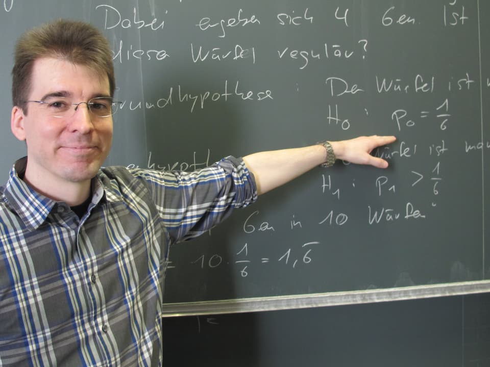 Lehrer Simon Bünzli: Mathematik ist streng