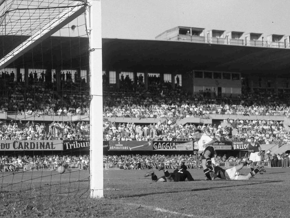 Der WM-Viertelfinal von 1954 zwischen der Schweiz und Österreich auf der Pontaise