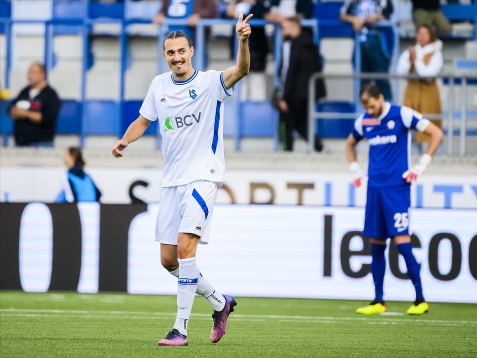 Kann nach langer Leidenszeit wieder lachen Aldin Turkes nach dem Sieg gegen den FCZ