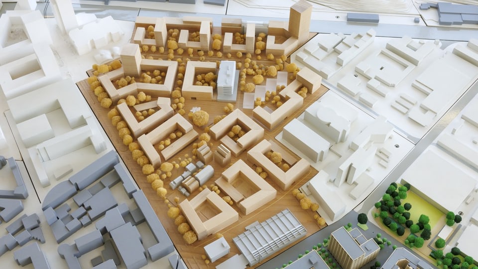 Plan des Städtebauprojekts