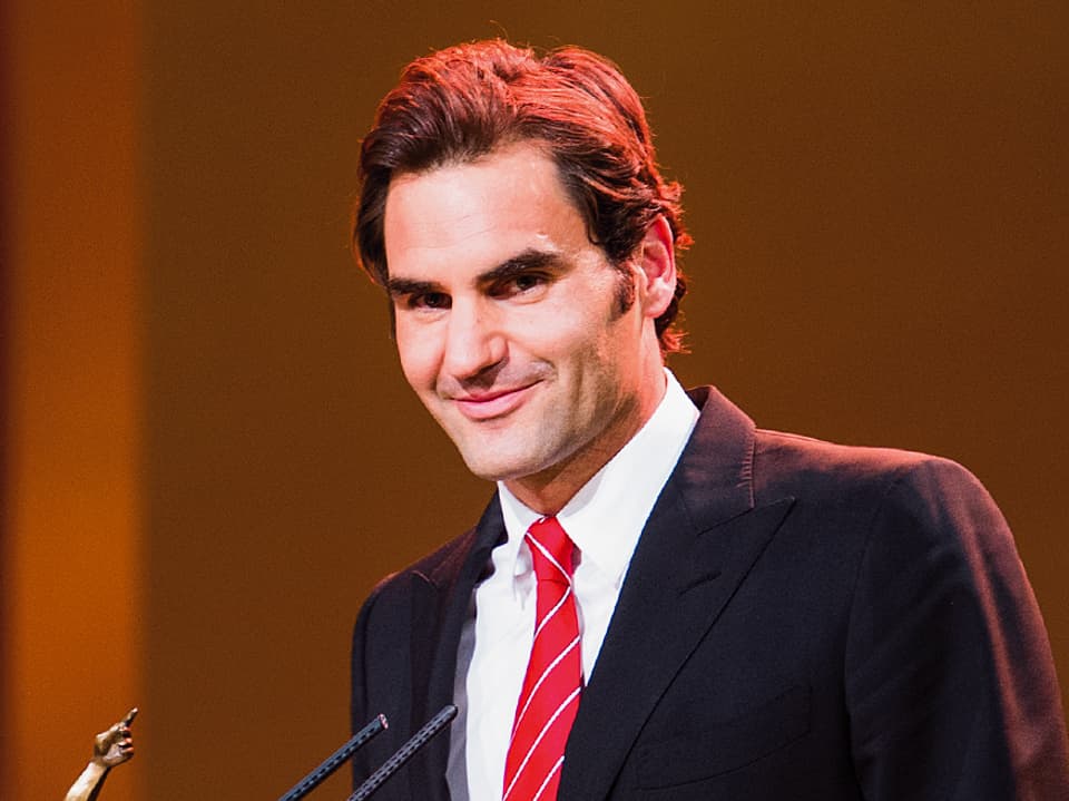 Porträt Roger Federer.