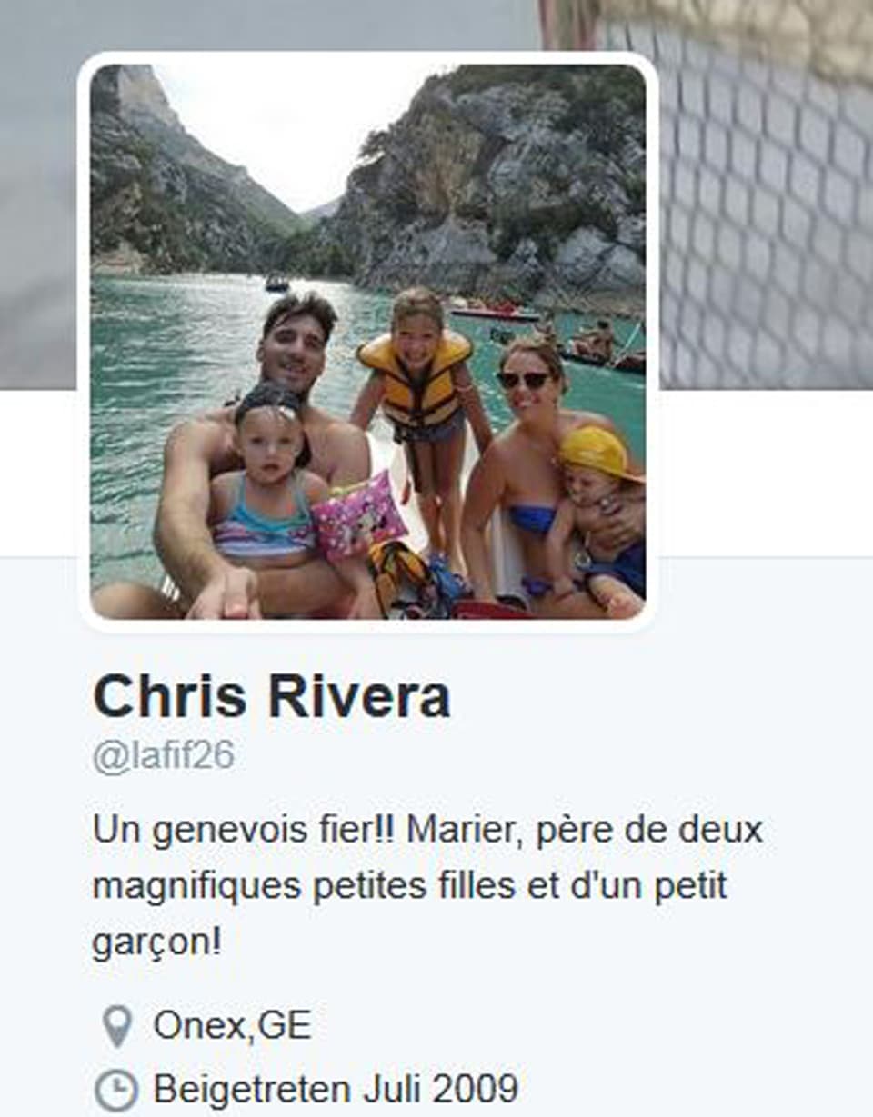 Riveras Twitter-Account