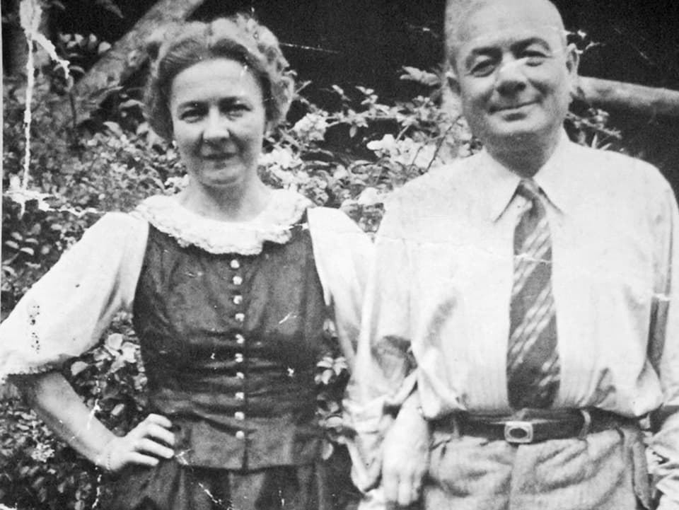 Das Ehepaar Josef und Antonie Brüll, 1938.
