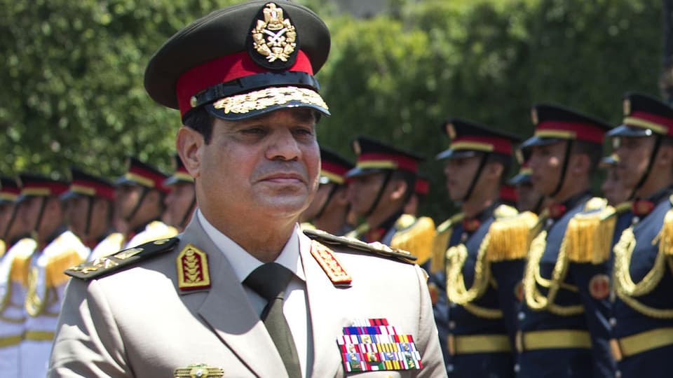General al-Sisi in Militäruniform