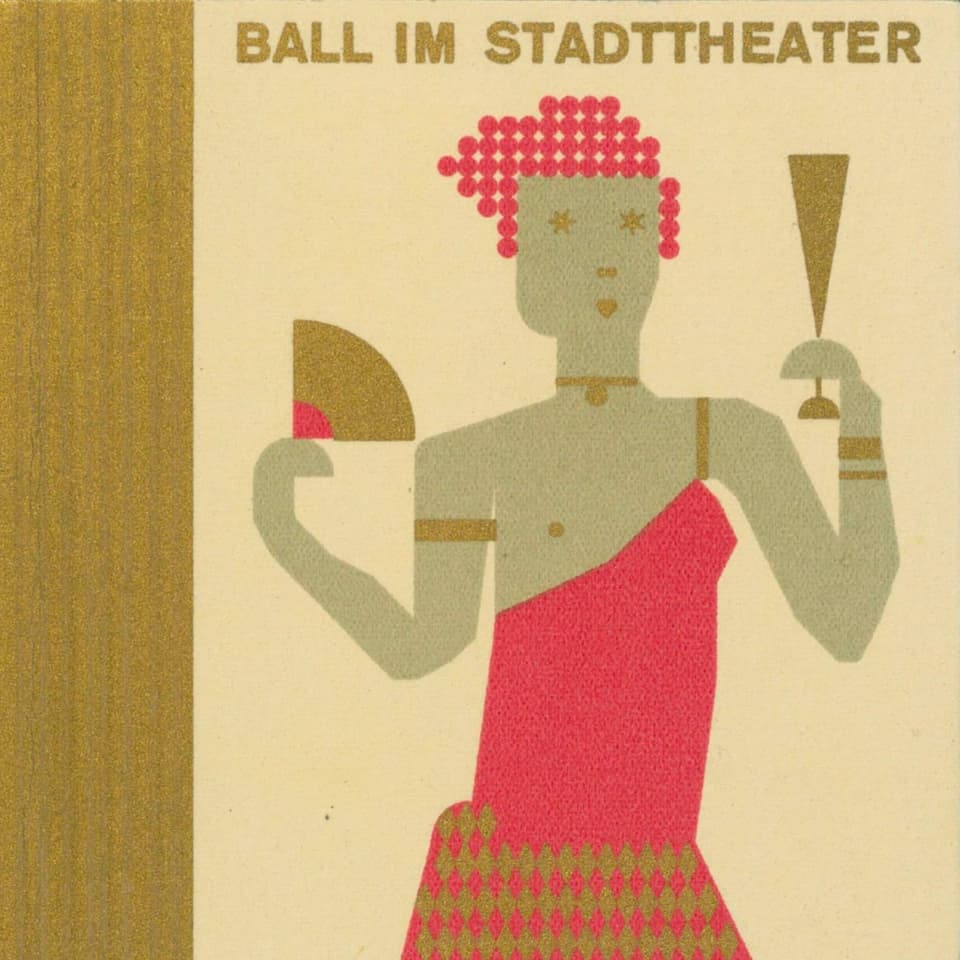 Programmheft für Ball im Stadttheater Zürich