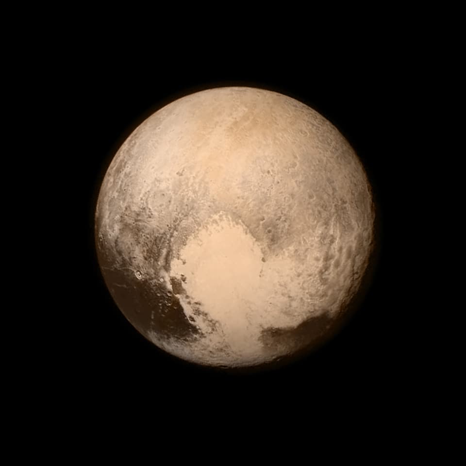 Aufnahme von Pluto