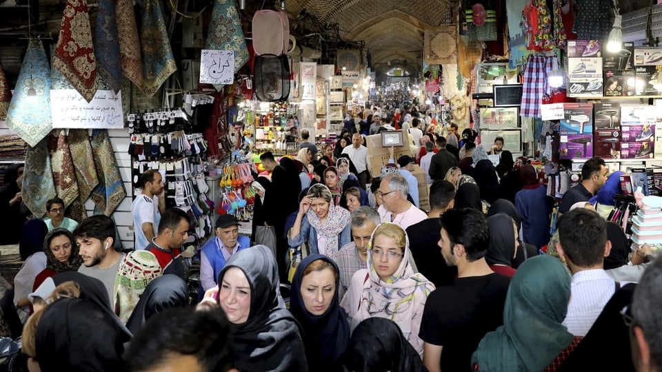 Markt im iran.