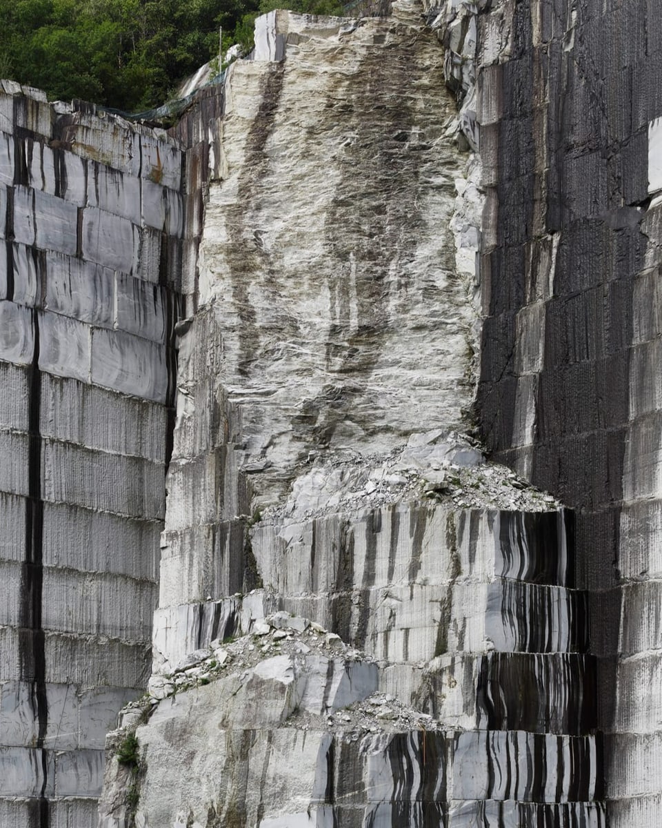 Photograph from inside a quarry