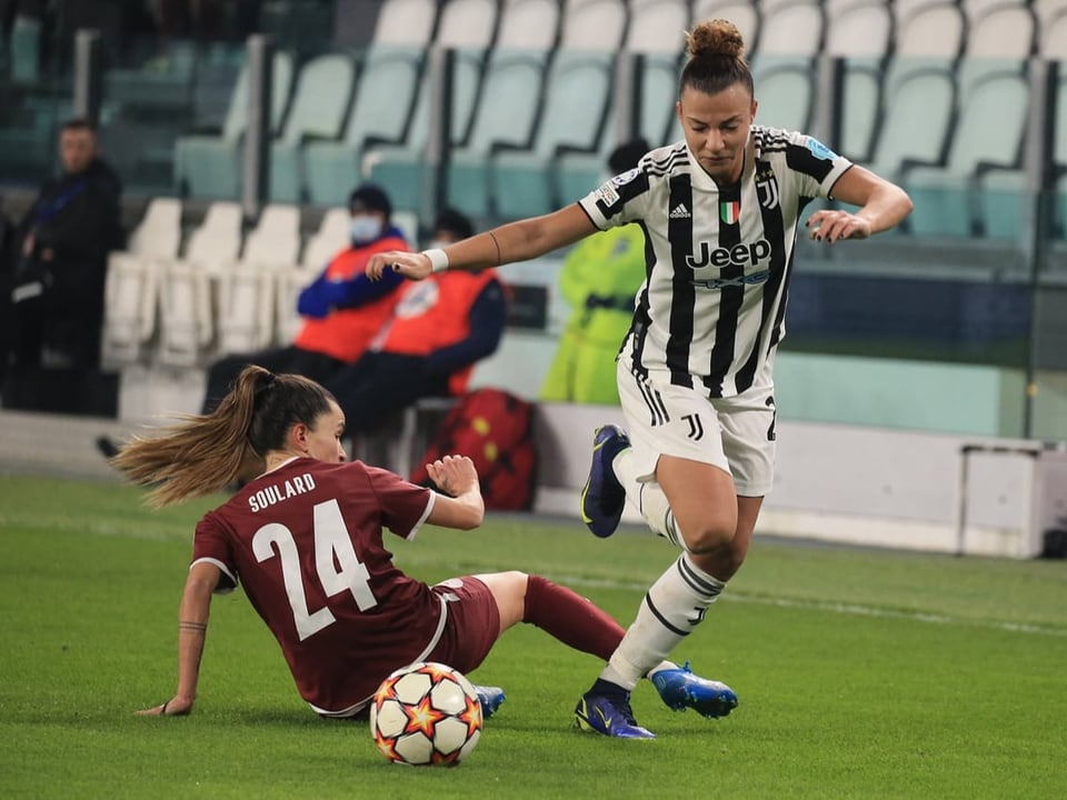 Blieben auch in Turin ohne Torerfolg Amadine Soulard und Servette-Chênois.