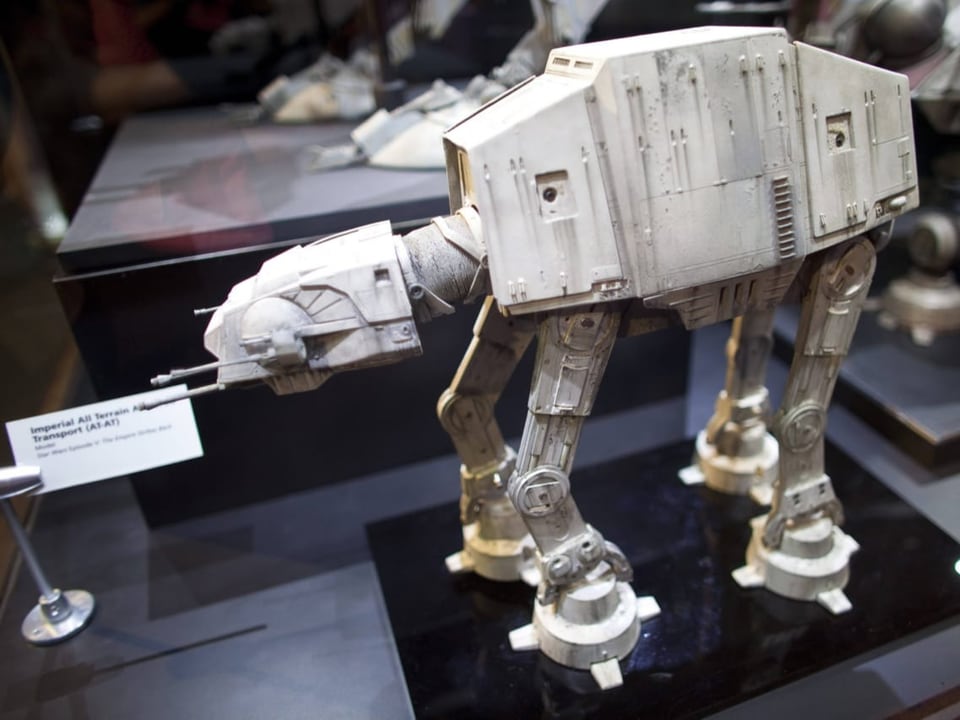 Modell eines vierbeinigen «Imperial Walkers» aus «Star Wars».