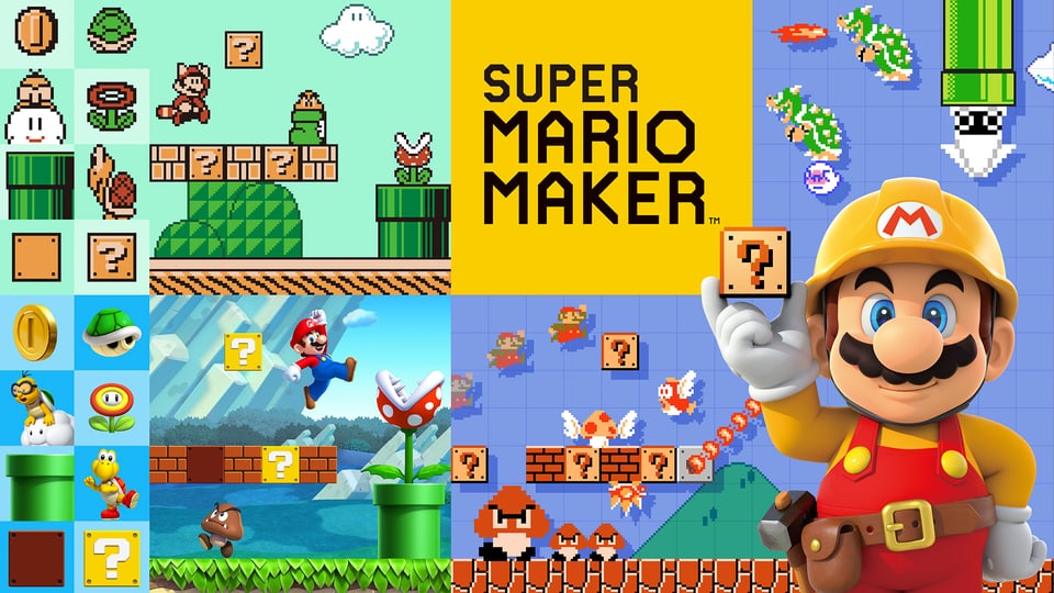 Mario-Level bauen und zwischen verschiedenen Erscheinungsbildern hin- und herschalten.