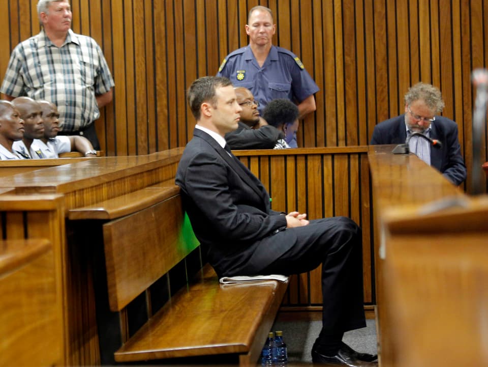 Pistorius im Gerichtssaal.