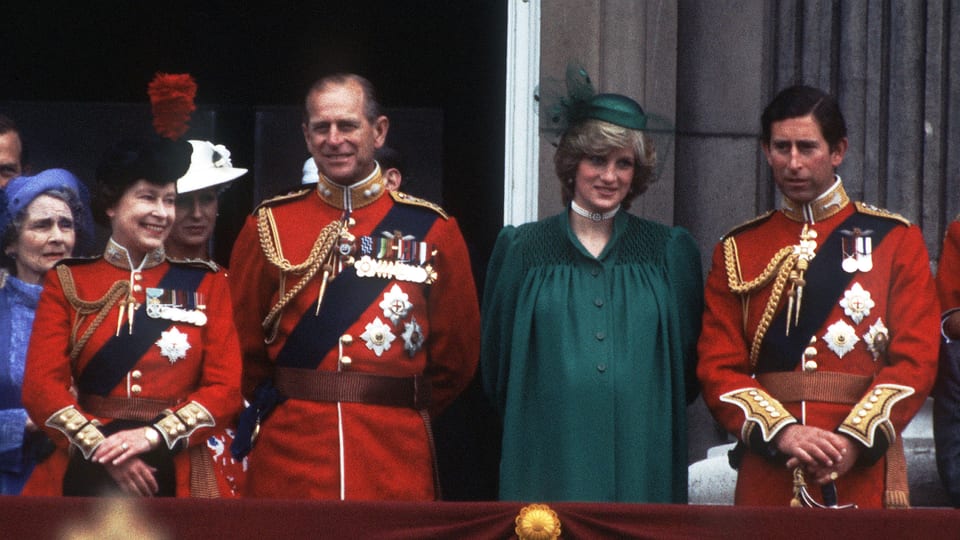 Prinz Philip, Prinzessin Diana und Charles