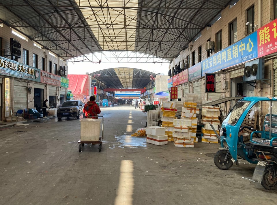 Der neue Markt in Wuhan.
