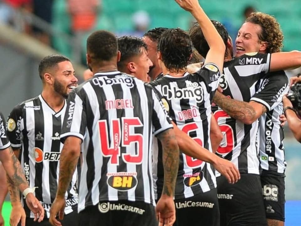 Beenden eine lange Durststrecke Die Spieler von Atletico Mineiro feiern den Titel.