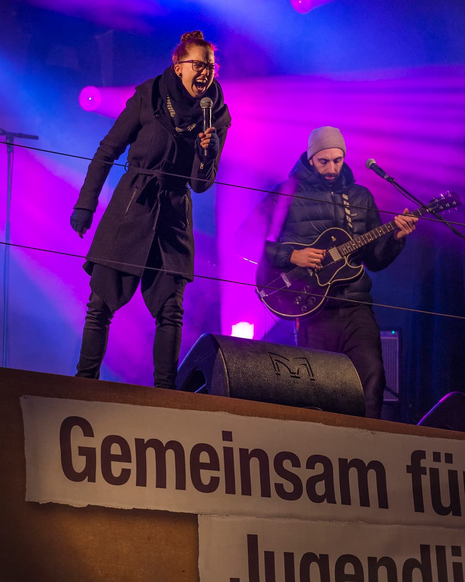 Stefanie Heinzmann auf der Konzertbühne