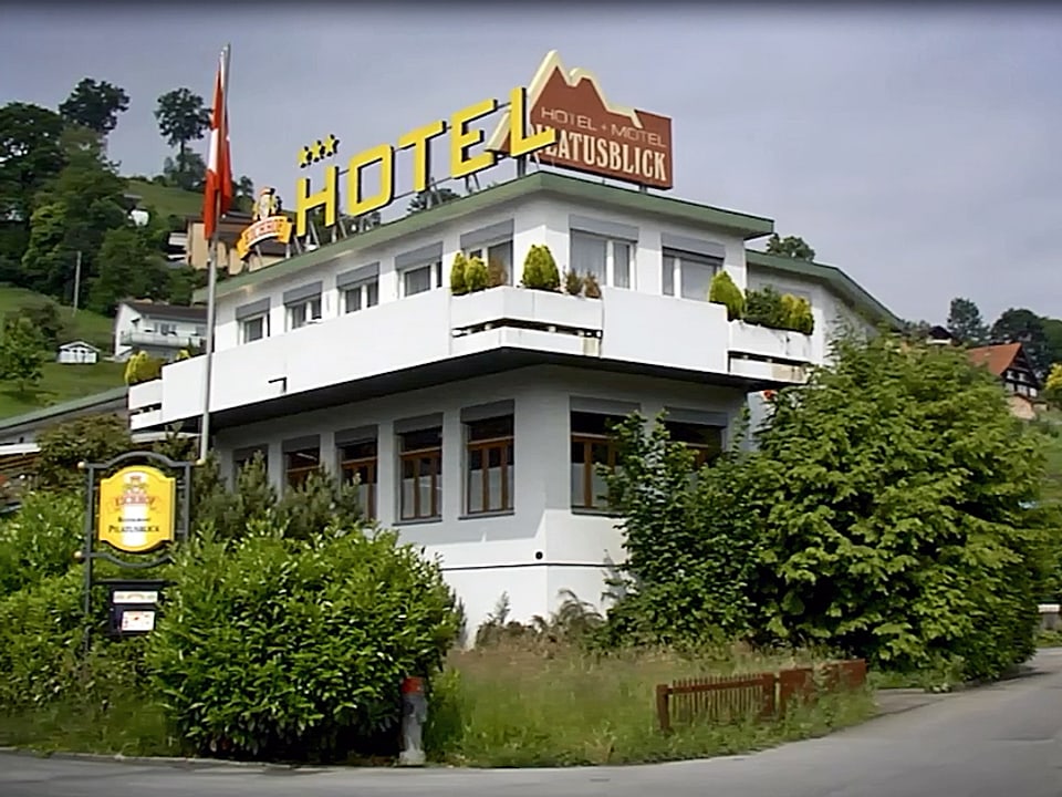 Das ehemalige Motel «Pilatusblick» in der Luzerner Gemeinde Kriens.
