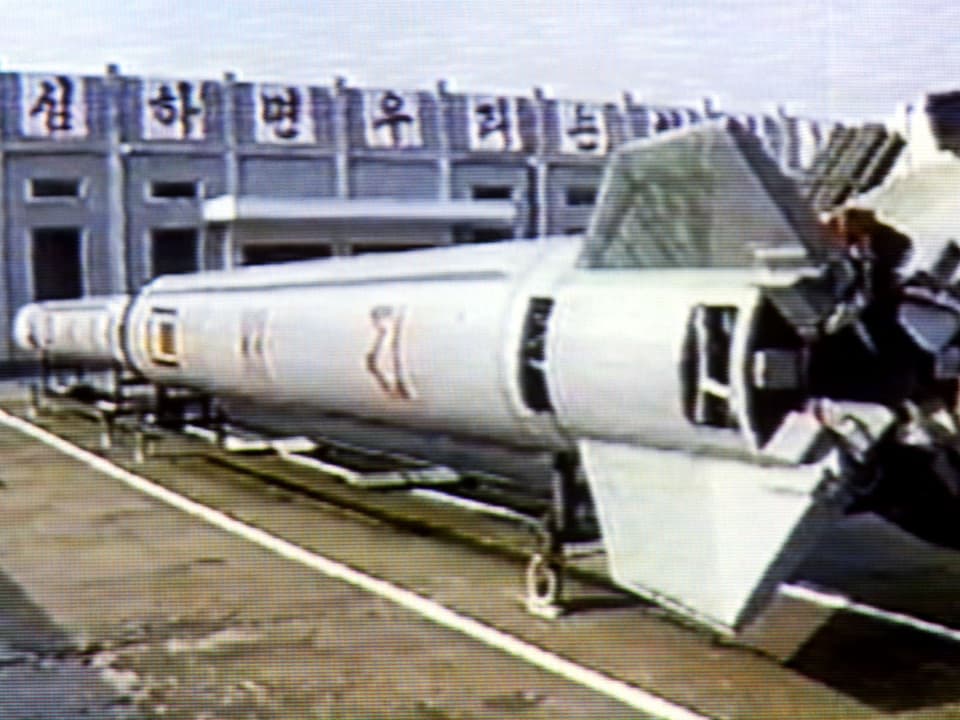 Eine Taepodong-1-Rakete