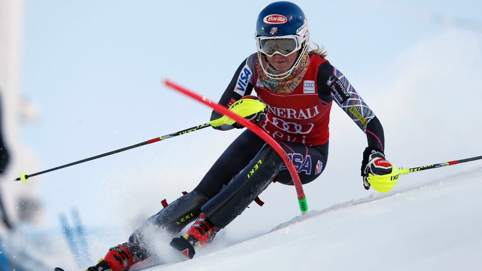 Die Amerikanerin Mikaela Shiffrin war beim Slalom in Levi nicht zu schlagen.