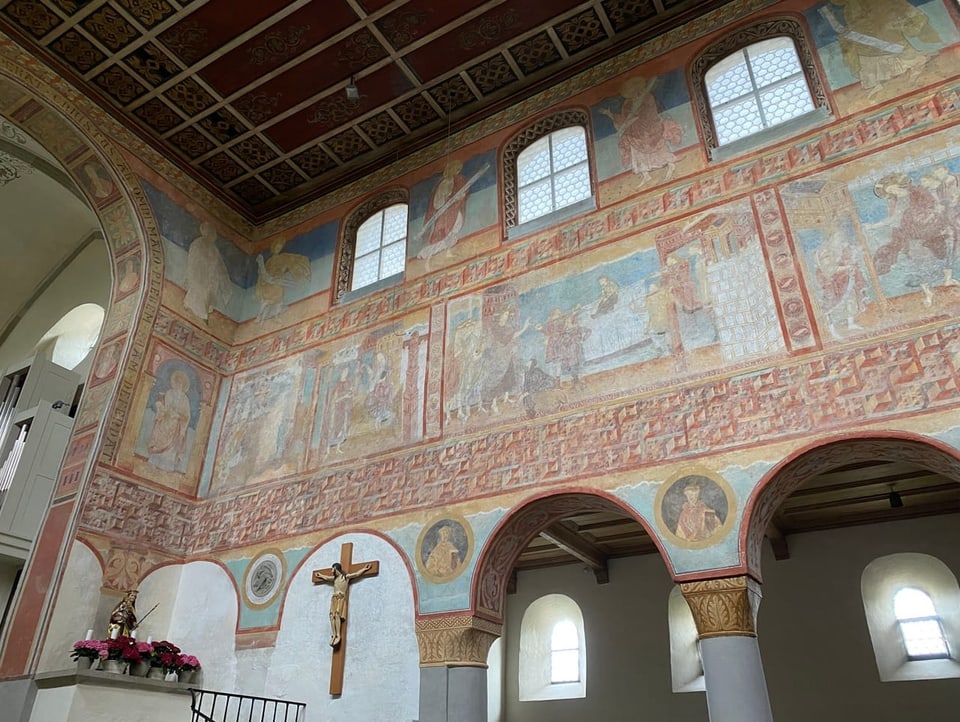 Die Fresken in der Kirche St. Georg auf der Insel Reichenau 