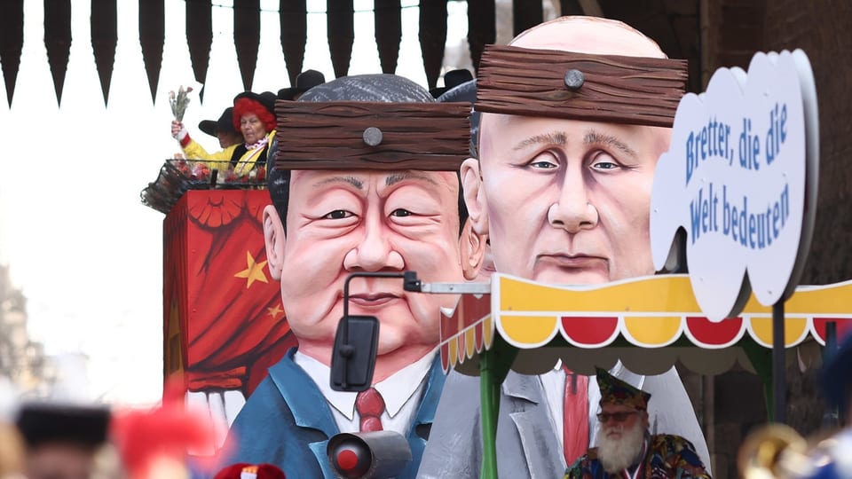 Putin und Xi haben ein Brett vor dem Kopf. 