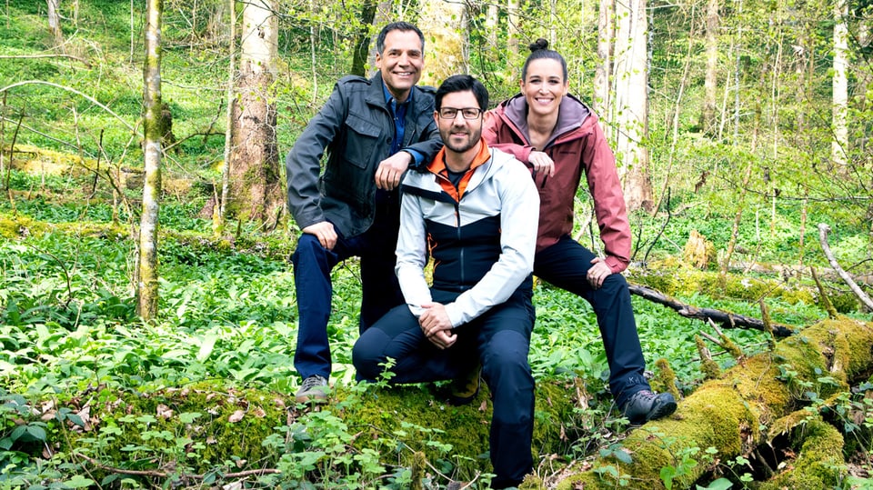 Rendez-vous im Park: Alain Orange, Christian Bernasconi und Bigna Silberschmidt entdecken Schweizer Naturpärke