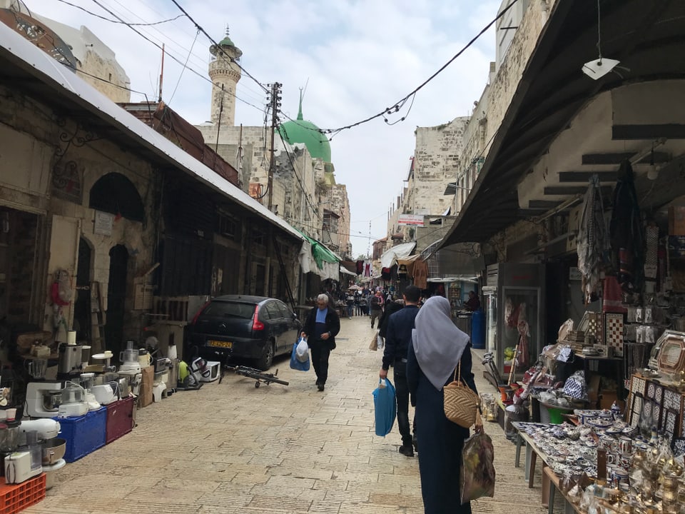 Strassenszene in Nablus