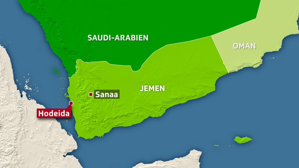Kartenausschnitt Jemen