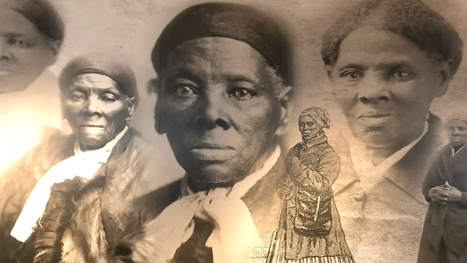 Verschiedene Abbildungen von Harriet Taubman.