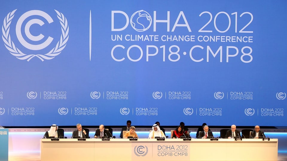 Die Bemühung bei Uno-Klimakonferenzen wie hier im November 2012 in Doha, Katar, stehen seit Jahren in der Kritik.
