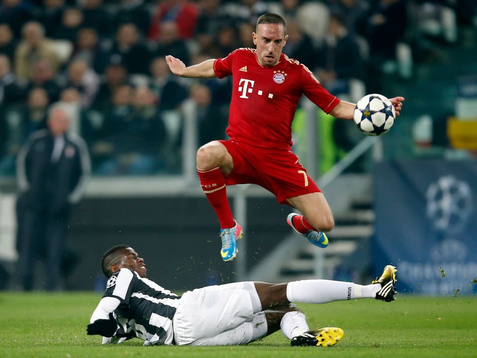 Franck Ribéry war die grosse Attraktion und kaum zu stoppen