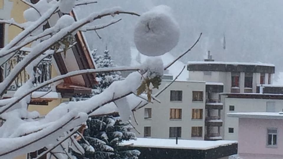 Verschneites Davos.