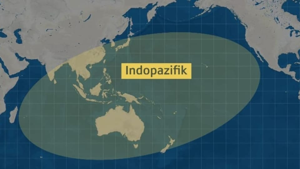 Karte Indopazifik