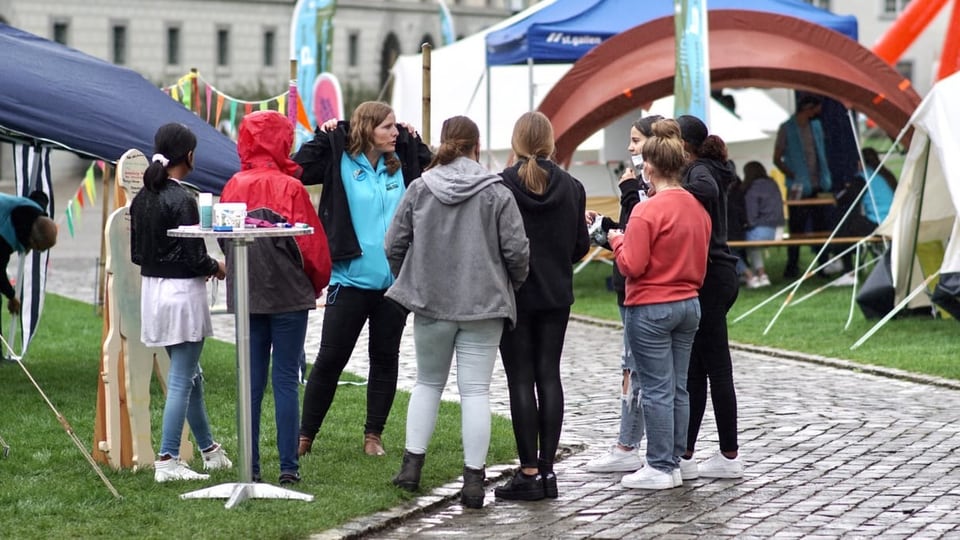 Gruppe von Jugendlichen