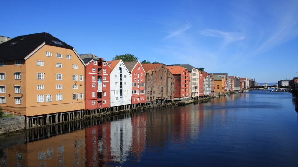 In Trondheim (Norwegen) gab es am Mittwoch 28 Grad.