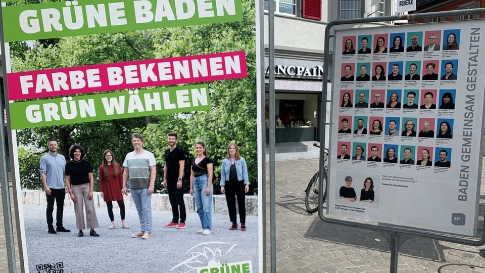 Wahlplakat der Grünen
