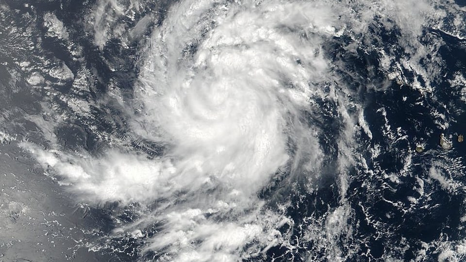 «Irma» auf einer Satellitenaufnahme