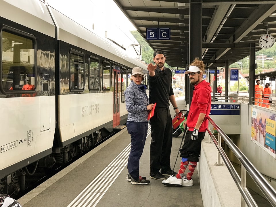 Team Anic am Bahnhof Baden