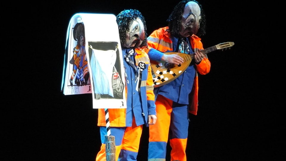 Schnitzelbank-Duo «D'Stroosewischer» aus Basel