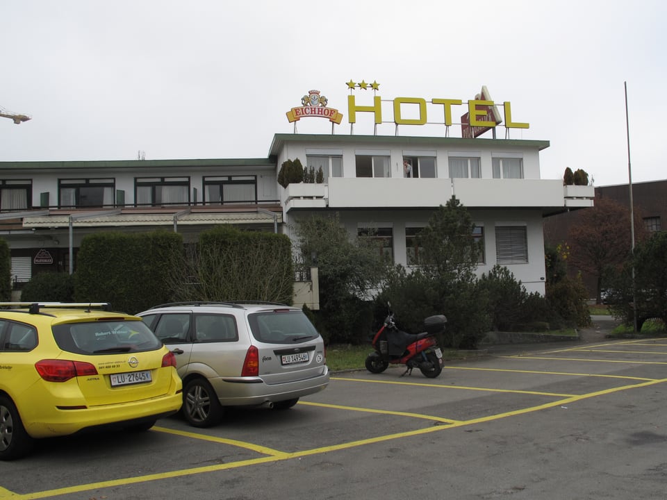 Das ehemalige Motel Pilatusblick in Kriens.