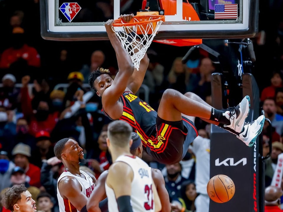 Erfolgreiches Comeback aufs Parkett Clint Capela.
