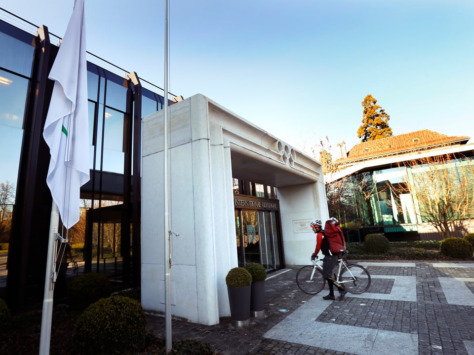 Das IOC-Hauptgebäude in Lausanne.